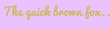 Image with Font Color C9BA59 and Background Color EBC3FF